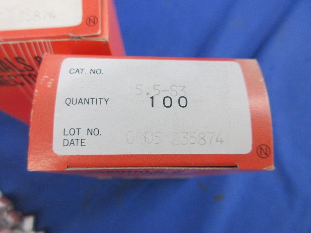 丸型裸圧着端子(R形)(100個入×5計500個入) 5.5-S3