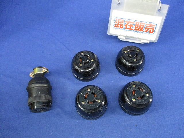 露出コンセント・コネクタボディーセット(混在5個入) S50他