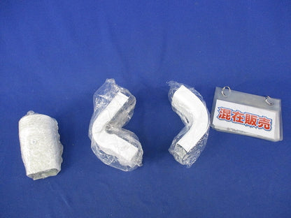 B型メタルモール付属品セット(混在3個入)(ホワイト) M221他