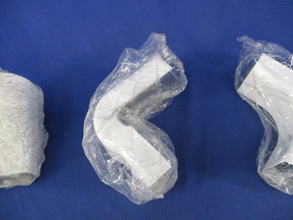 B型メタルモール付属品セット(混在3個入)(ホワイト) M221他