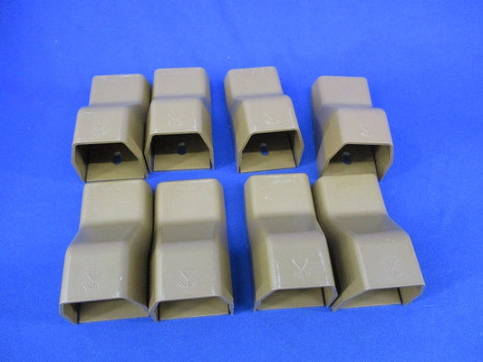 プラモール付属品コーナージョイント(8個入)(茶)(キズ有) MLC-FB