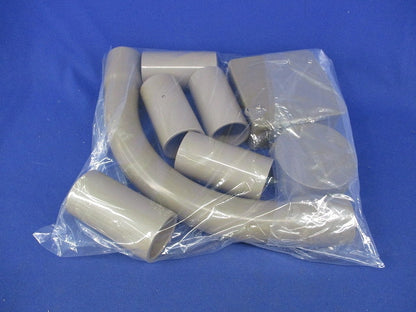 VE管付属品セット(混在8個入) グレー PVF-36他