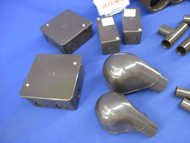 VE管付属品混在セット(21個入)チョコ(キズ・汚れ有) 2K-70他