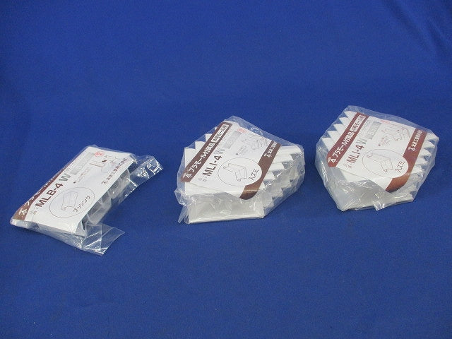 プラモール付属品4号モール用セット(混在15個入)(カベ白) MLI-4W他