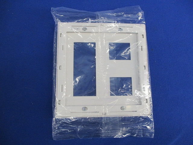 コンセントプレート5コ用(3コ+2コ用)(5枚入)(マットホワイト) WTL7005W