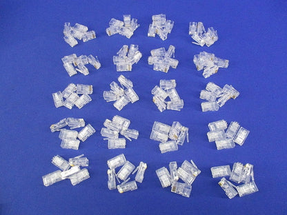 LANケーブル用 RJ45モジュラープラグ(100個入)(汚れ有) PN6-554720-3