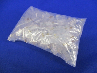 LANケーブル用 RJ45モジュラープラグ(100個入)(汚れ有) PN6-554720-3