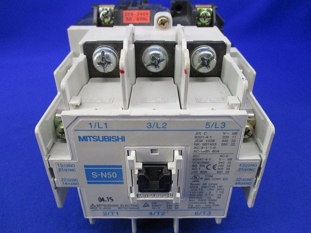 電磁接触器200V S-N50