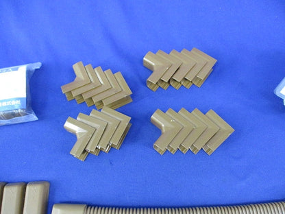 プラモール付属品セット 1号モール用(混在37個入)(茶) MLI-1他