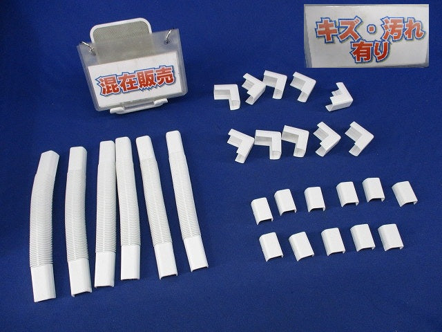 プラモール付属品1号セット(混在27個入)(カベ白) MLS-1他