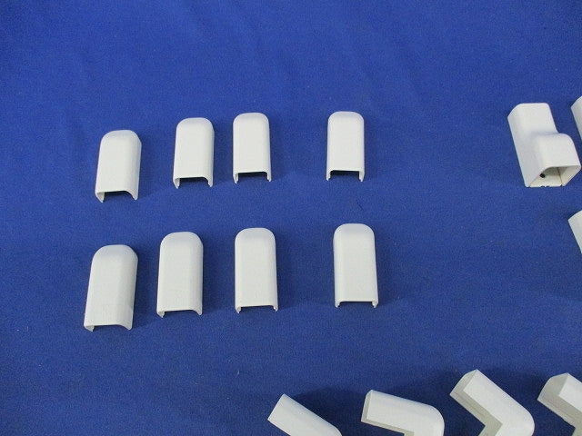 Eモール付属品セット(混在24個入)(ミルキーホワイト)(キズ・汚れ有) EMD-1他