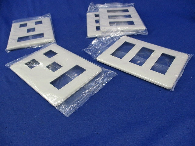 モダンプレートセット(混在5枚入)(ミルキーホワイト)(新品未開封) WN6009他