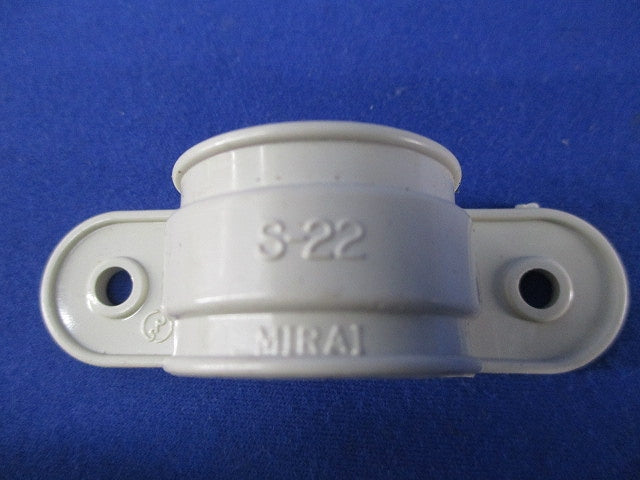 VE両サドル(VE管・TLフレキ用)(40個入)(ミルキーホワイト) S-22