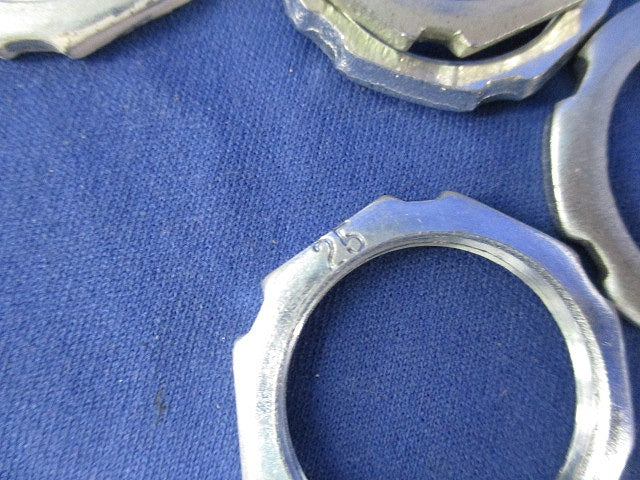 ロックナット 25サイズ(混在60個入)(キズ・汚れ有) 型番不明
