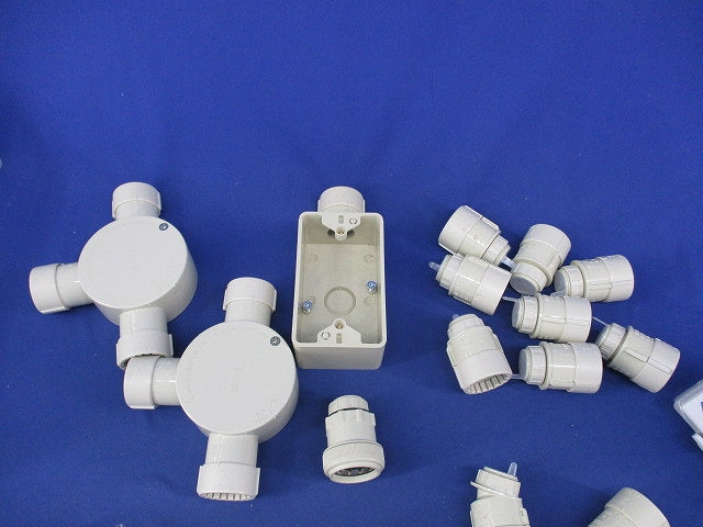 PF管用付属品セット(混在30個入)(ベージュ)キズ・汚れ有 MFSK-22G他