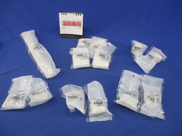 エフモール附属品セット(混在14個入)(ミルキーホワイト) 2号他