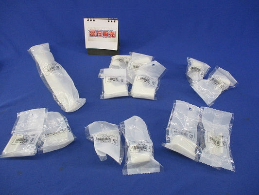 エフモール附属品セット(混在14個入)(ミルキーホワイト) 2号他