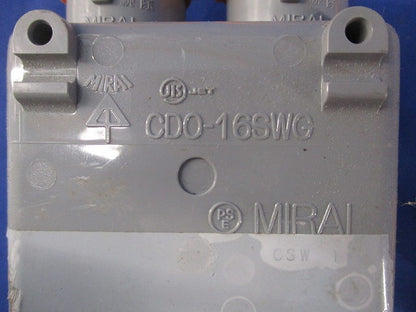 埋込スイッチボックス(8個入)(キズ・汚れ有) CDO-16SWG