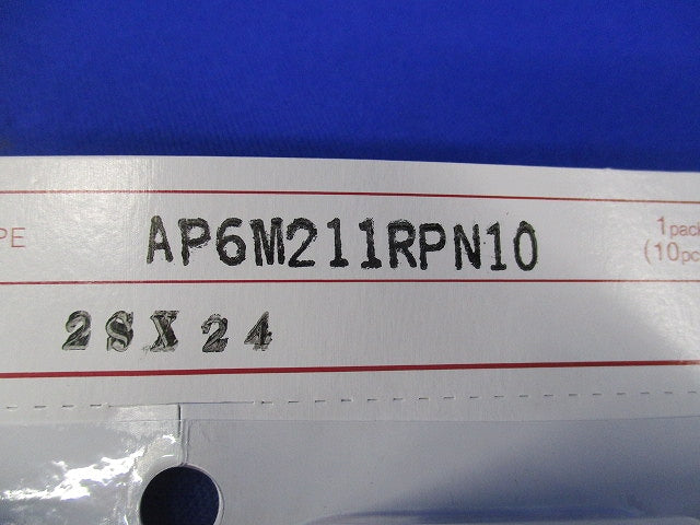 LED式小形表示灯・赤・φ16(10個入)(新品未開封) AP6M211RPN10