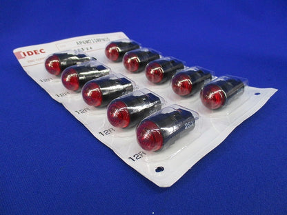 LED式小形表示灯・赤・φ16(10個入)(新品未開封) AP6M211RPN10