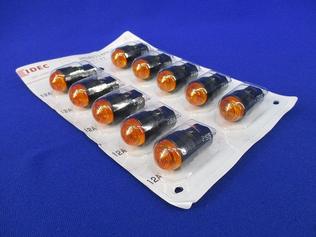 LED式小形表示灯・アンバー・φ16(10個入)(新品未開封) AP6M211APN10