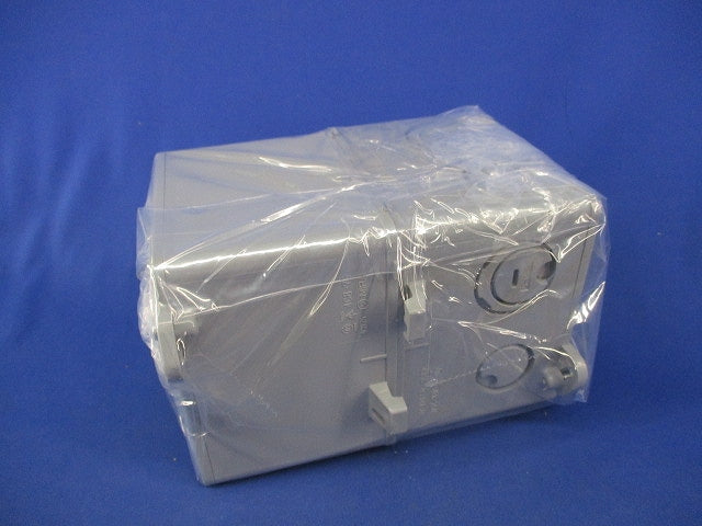 四角コンクリートボックス中深形セット(混在2個入)(グレー)(キズ・汚れ有) 4CB-75N他