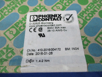 DINレール端子台(BT3.5)(50個入)(新品未開梱) 3281124