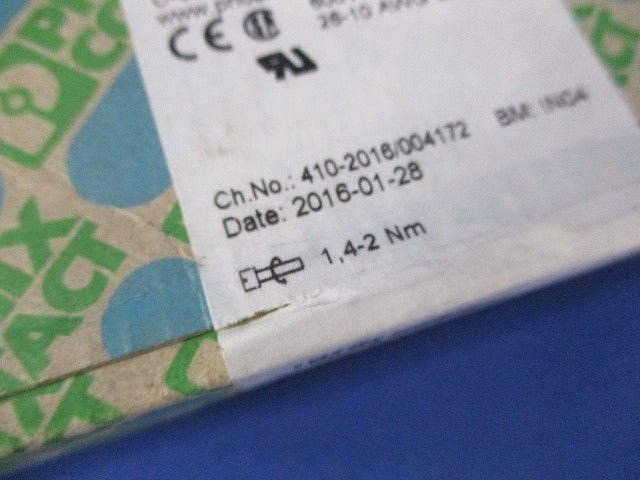 DINレール端子台(BT3.5)(50個入)(新品未開梱) 3281124