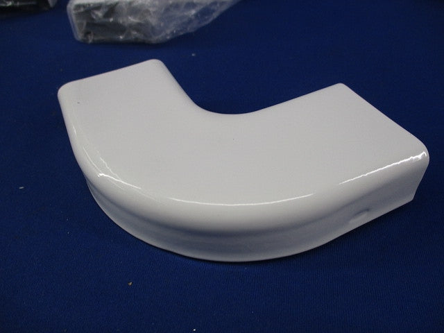 メタルモールフラットエルボB型(5個入)ホワイト DZB220W