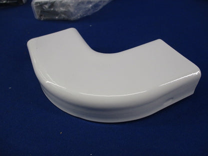 メタルモールフラットエルボB型(5個入)ホワイト DZB220W