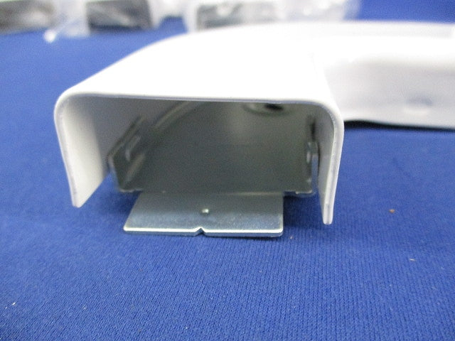 メタルモールフラットエルボB型(5個入)ホワイト DZB220W