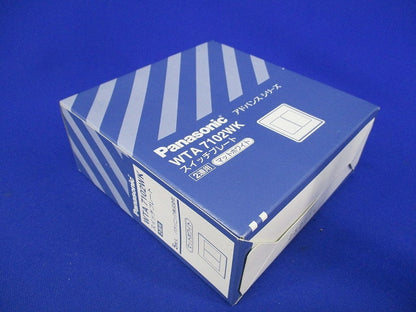 スイッチプレート(5個入)マットホワイト(新品未開封) WTA7102WK