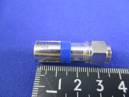 デジコン RG6用F型コネクタ)(100個入) DS6N