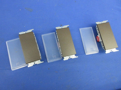 スイッチセット(3組入)ダークブラウンメタリック WJ-1