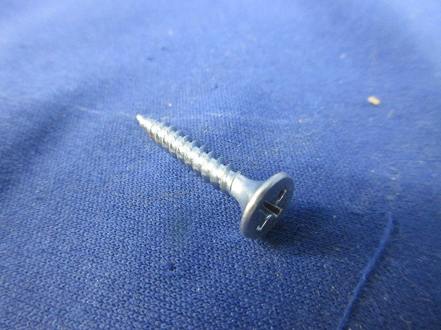 軽天一発ビス ラッパ(3.5×25mm・鉄製・ユニクロメッキ)(1000本以上入) 713525L