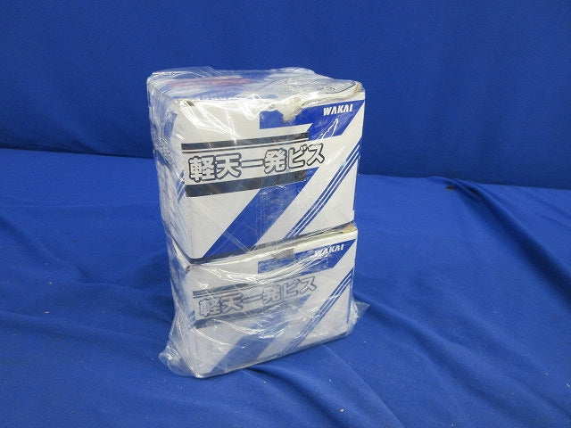軽天一発ビス ラッパ(3.5×25mm・鉄製・ユニクロメッキ)(1000本以上入) 713525L