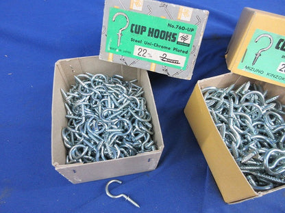 CUP HOOKS(カップフック)22号・28号混在(200個以上入) 型番不明