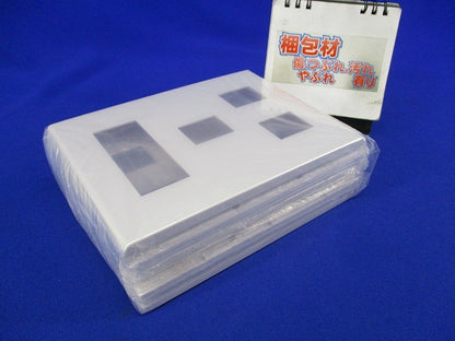 コンセントプレート6コ用(5枚入)(ホワイト)(新品未開封) WTF8076
