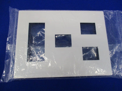 コンセントプレート6コ用(5枚入)(ホワイト)(新品未開封) WTF8076