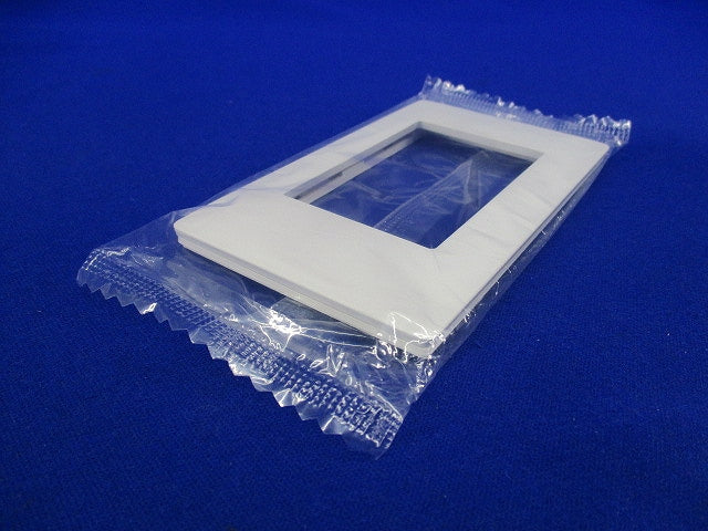 スイッチプレート1連用(10枚入)(マットホワイト)(新品未開封) WTA7101K