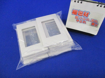 スイッチプレート1連用(10枚入)(マットホワイト)(新品未開封) WTA7101K