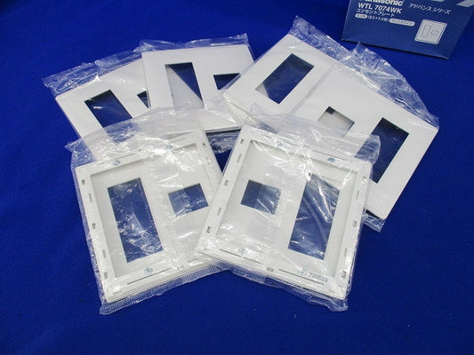 コンセントプレート4コ用(6枚入)(マットホワイト) WTL7074WK