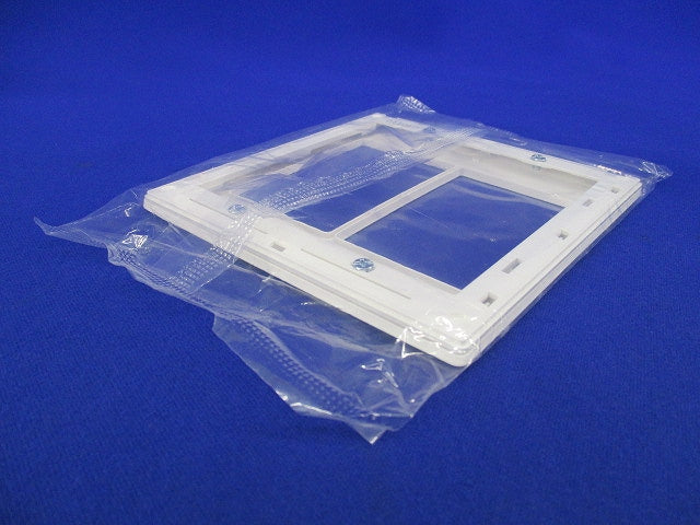スイッチプレート2連用(5枚入)(マットホワイト)(新品未開封) WTA7102K