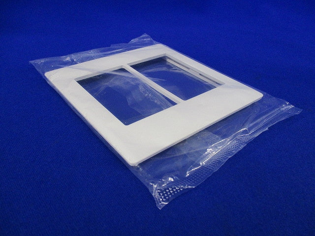 スイッチプレート2連用(5枚入)(マットホワイト)(新品未開封) WTA7102K