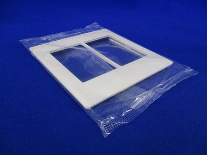 スイッチプレート2連用(5枚入)(マットホワイト)(新品未開封) WTA7102K