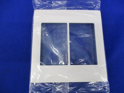 スイッチプレート2連用(5枚入)(マットホワイト)(新品未開封) WTA7102K
