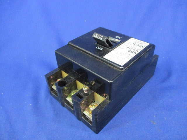 配線用遮断器3P3E50A(傷・汚れ有) B-53E