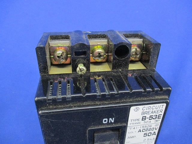 配線用遮断器3P3E50A(傷・汚れ有) B-53E