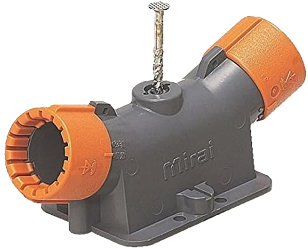 送りエンド Gタイプ・スクリュー釘付 CD単層波付管22用 10個入 CDE-22WGK-10