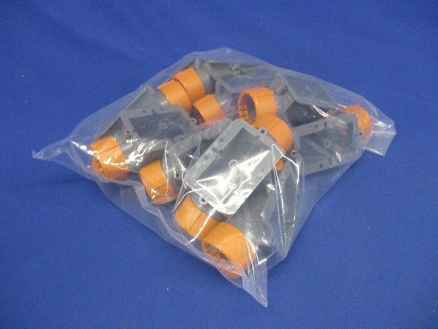 送りエンド Gタイプ・スクリュー釘付 CD単層波付管22用 10個入 CDE-22WGK-10